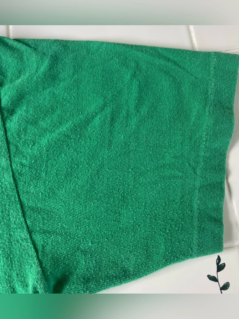 Vintage adidas t shirt s trefoil logo double sided 80s single stitch green retro